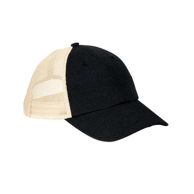 Washed Hemp Soft Mesh Trucker Cap - Thumbnail Image