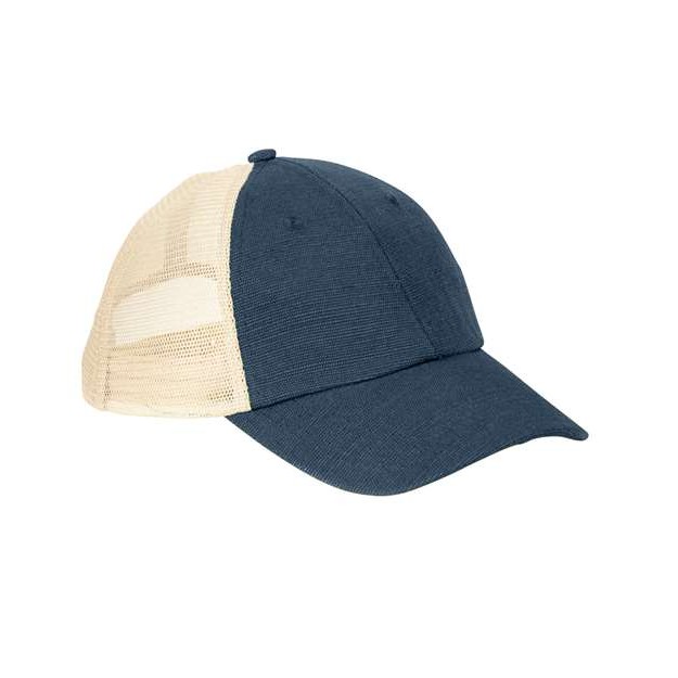 Washed Hemp Soft Mesh Trucker Cap - Thumbnail Image