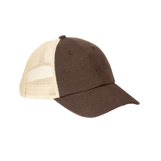 Washed Hemp Soft Mesh Trucker Cap - Thumbnail Image