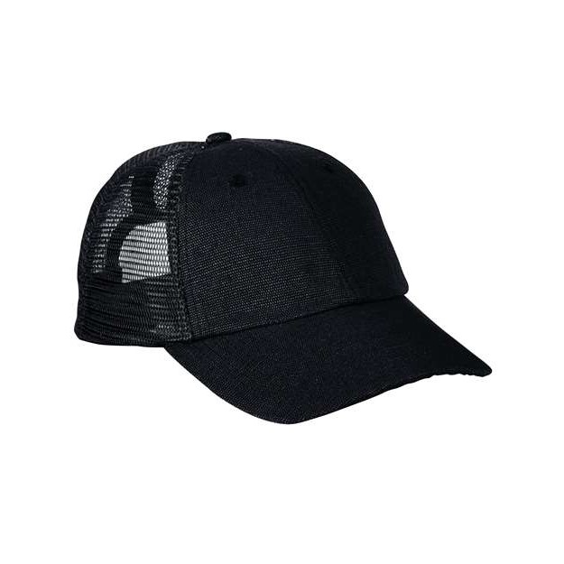 Washed Hemp Soft Mesh Trucker Cap - Thumbnail Image
