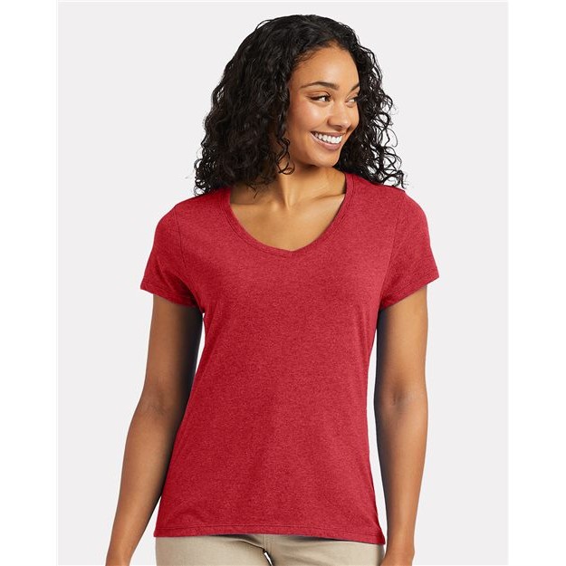 Women's Perfect-T Triblend V-Neck T-Shirt - Thumbnail Image