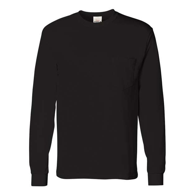 Men's Authentic Long Sleeve Pocket T-Shirt - Main Image
