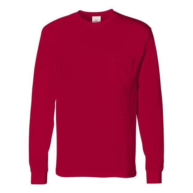 Men's Authentic Long Sleeve Pocket T-Shirt - Thumbnail Image