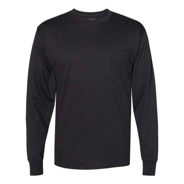 Unisex Workwear Long Sleeve Pocket T-Shirt - Thumbnail Image