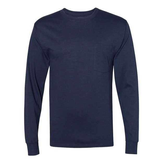 Unisex Workwear Long Sleeve Pocket T-Shirt - Thumbnail Image