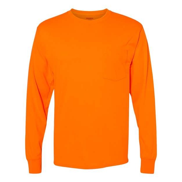 Unisex Workwear Long Sleeve Pocket T-Shirt - Thumbnail Image