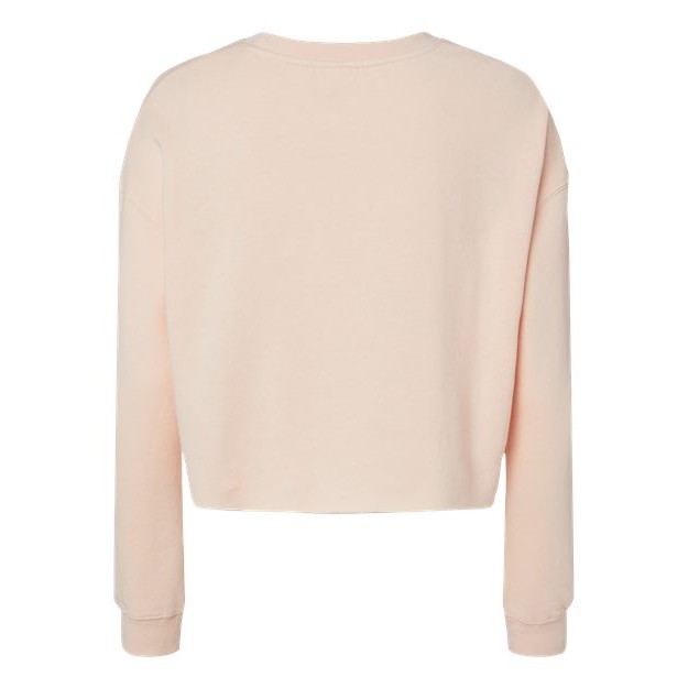Women's Lightweight Crop Crewneck Sweatshirt - Thumbnail Image