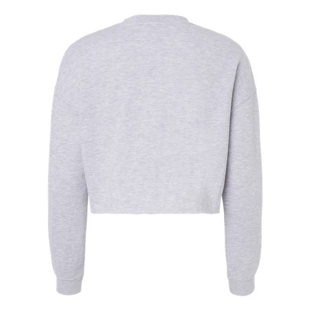 Women's Lightweight Crop Crewneck Sweatshirt - Thumbnail Image
