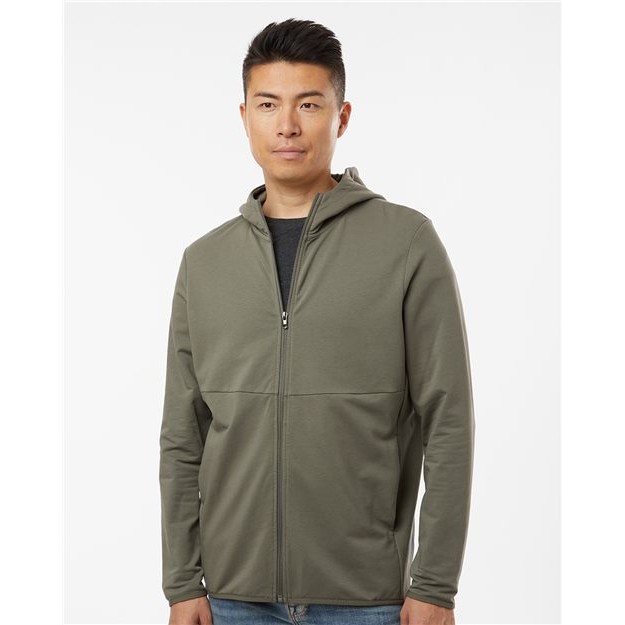 Unisex Perform Full-Zip Hooded Sweatshirt - Thumbnail Image