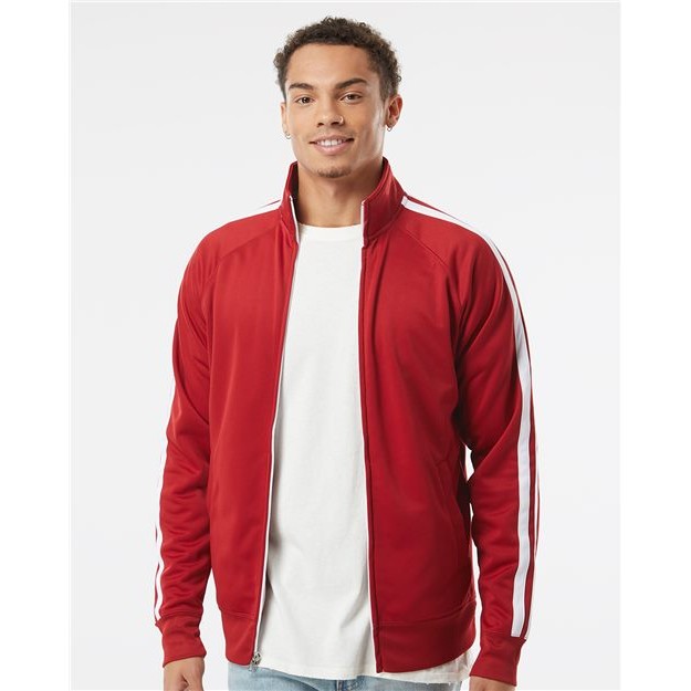 Men's Lightweight Poly-Tech Full-Zip Track Jacket - Thumbnail Image
