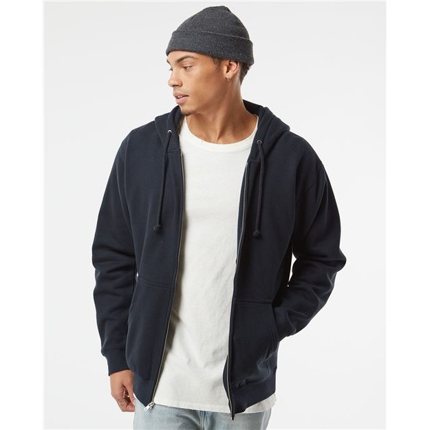 Unisex Heavyweight Full-Zip Hooded Sweatshirt - Main Image