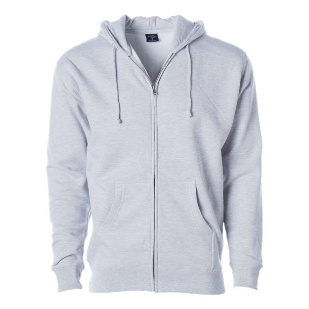 Unisex Heavyweight Full-Zip Hooded Sweatshirt - Thumbnail Image