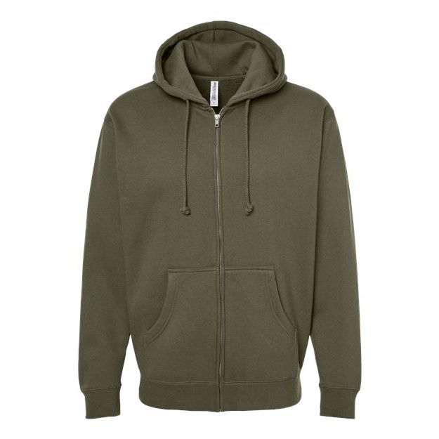 Unisex Heavyweight Full-Zip Hooded Sweatshirt - Thumbnail Image