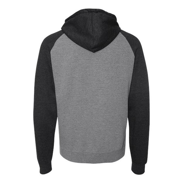 Unisex Raglan Hooded Sweatshirt - Thumbnail Image