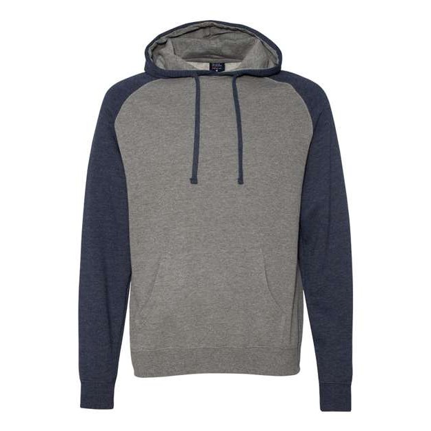 Unisex Raglan Hooded Sweatshirt - Thumbnail Image