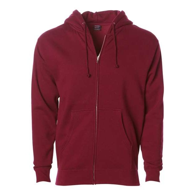 Unisex Heavyweight Full-Zip Hooded Sweatshirt - Thumbnail Image