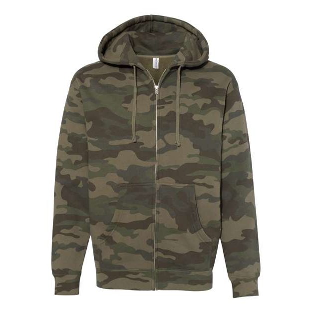Unisex Heavyweight Full-Zip Hooded Sweatshirt - Thumbnail Image