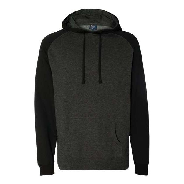 Unisex Raglan Hooded Sweatshirt - Thumbnail Image