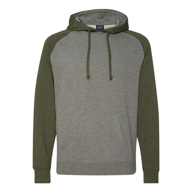Unisex Raglan Hooded Sweatshirt - Thumbnail Image