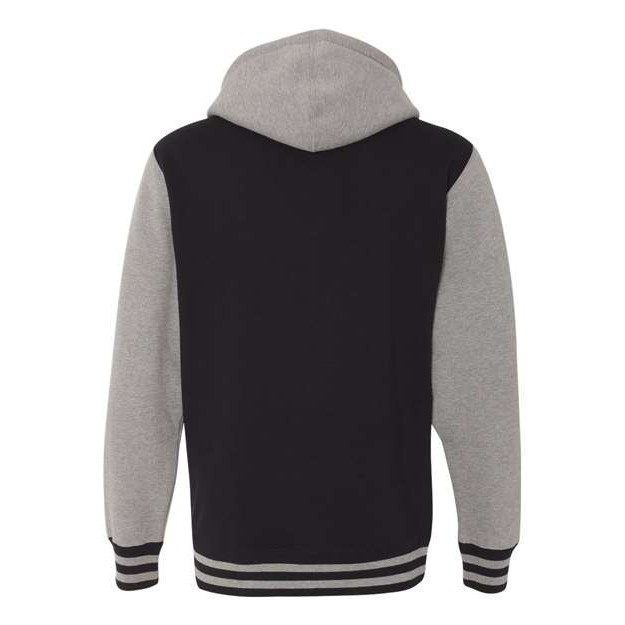 Unisex Heavyweight Varsity Full-Zip Hooded Sweatshirt - Thumbnail Image