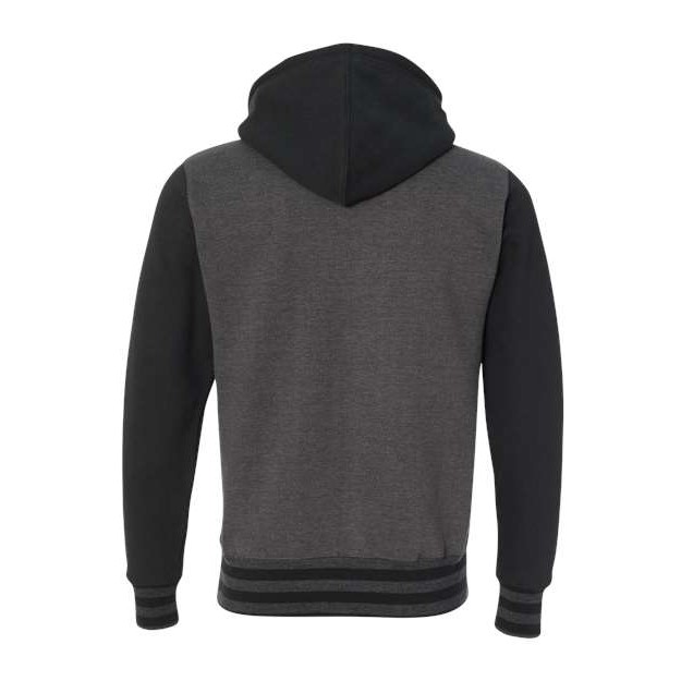 Unisex Heavyweight Varsity Full-Zip Hooded Sweatshirt - Thumbnail Image