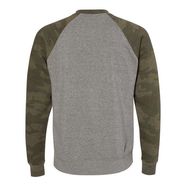 Unisex Special Blend Raglan Crewneck Sweatshirt - Thumbnail Image