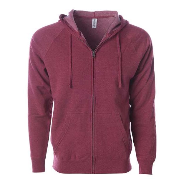 Unisex Special Blend Raglan Full-Zip Hooded Sweatshirt - Main Image