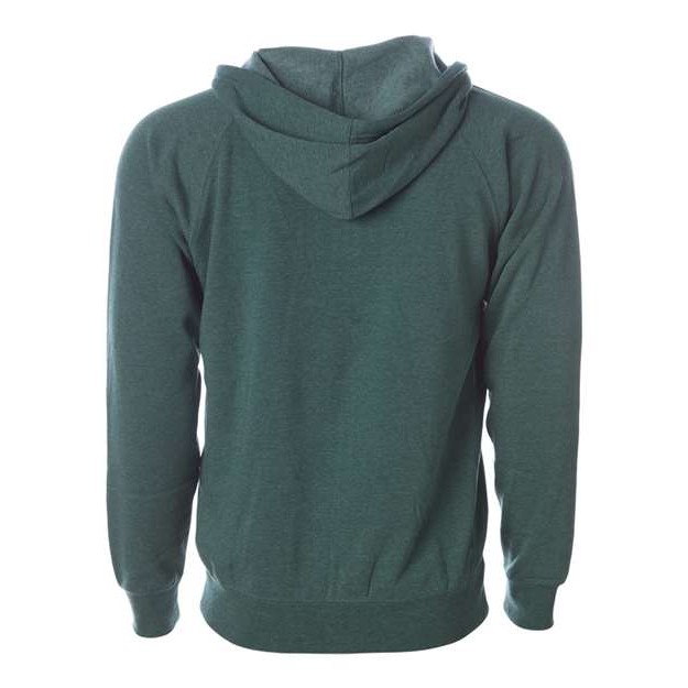 Unisex Special Blend Raglan Full-Zip Hooded Sweatshirt - Thumbnail Image