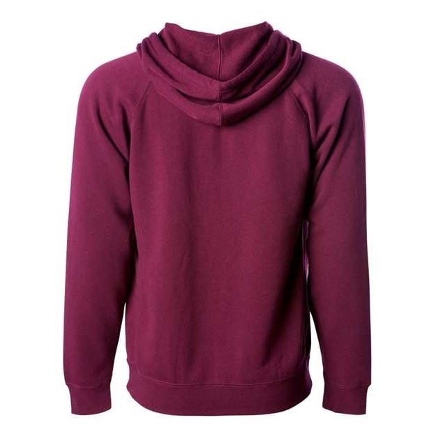 Unisex Special Blend Raglan Full-Zip Hooded Sweatshirt - Thumbnail Image