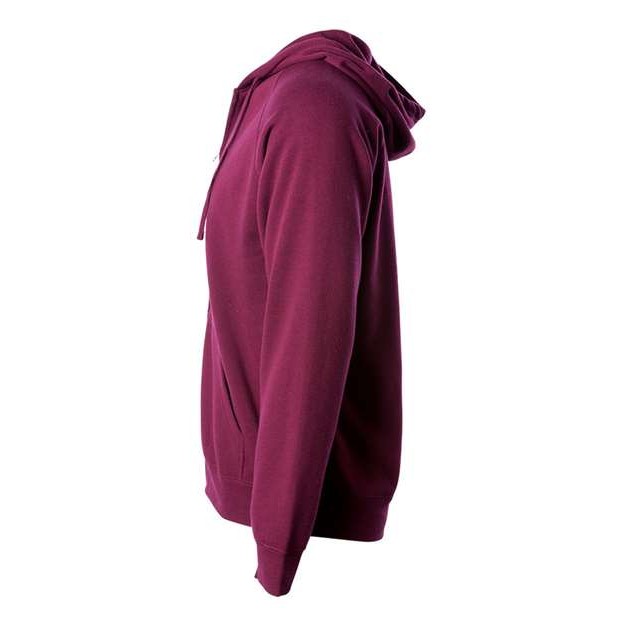Unisex Special Blend Raglan Full-Zip Hooded Sweatshirt - Thumbnail Image