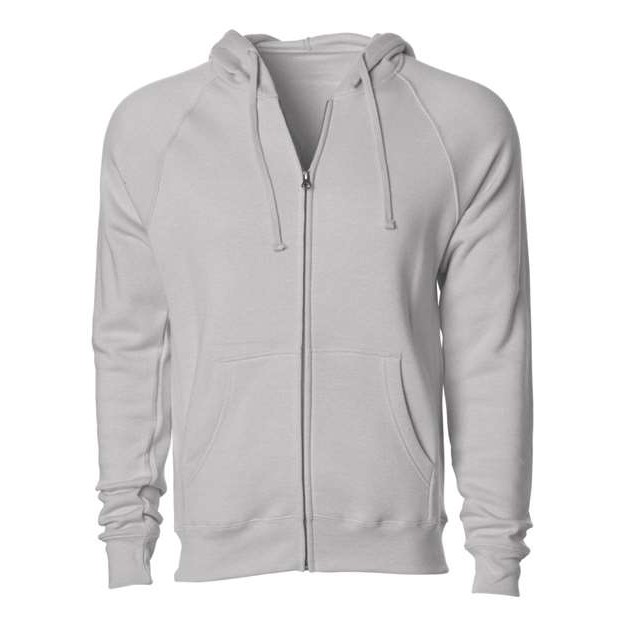 Unisex Special Blend Raglan Full-Zip Hooded Sweatshirt - Thumbnail Image