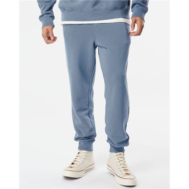 Unisex Pigment-Dyed Fleece Sweatpants - Thumbnail Image