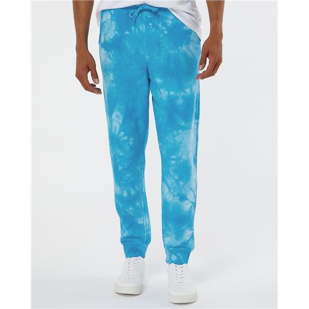 Unisex Tie-Dyed Fleece Sweatpants - Thumbnail Image
