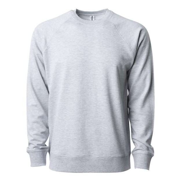 Unisex Icon Lightweight Loopback Terry Crewneck Sweatshirt - Main Image