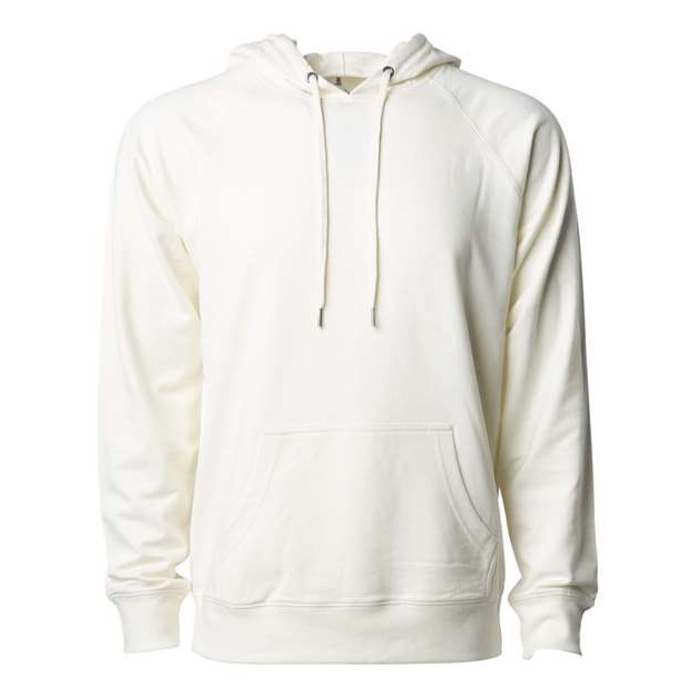 Unisex Icon Lightweight Loopback Terry Hooded Sweatshirt - Thumbnail Image