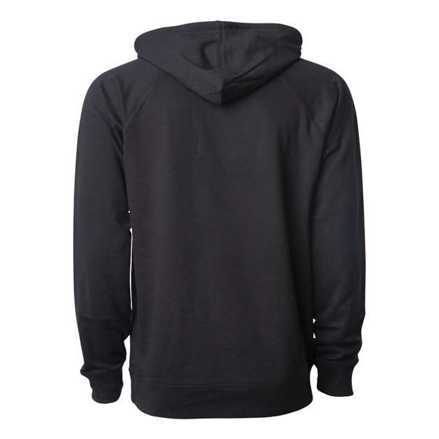 Unisex Icon Lightweight Loopback Terry Hooded Sweatshirt - Thumbnail Image