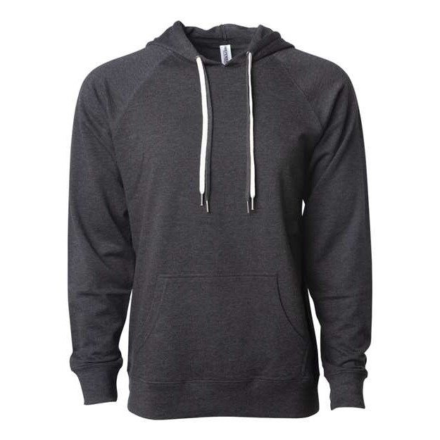 Unisex Icon Lightweight Loopback Terry Hooded Sweatshirt - Thumbnail Image