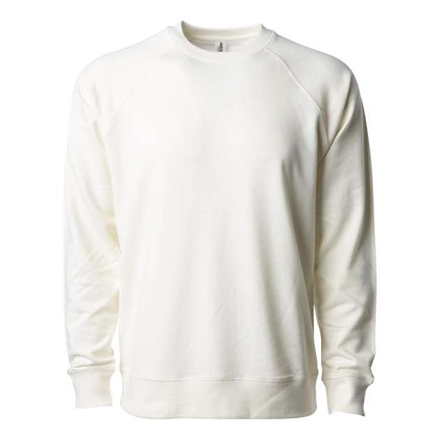 Unisex Icon Lightweight Loopback Terry Crewneck Sweatshirt - Thumbnail Image