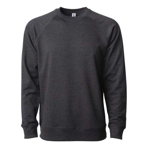 Unisex Icon Lightweight Loopback Terry Crewneck Sweatshirt - Thumbnail Image