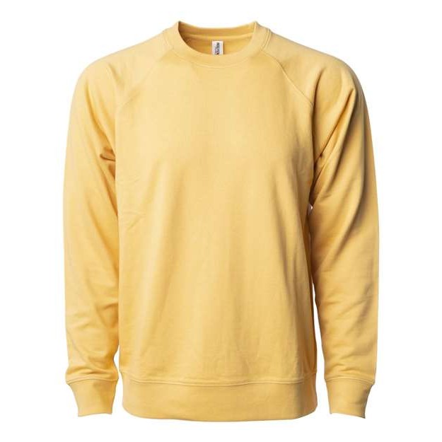 Unisex Icon Lightweight Loopback Terry Crewneck Sweatshirt - Thumbnail Image