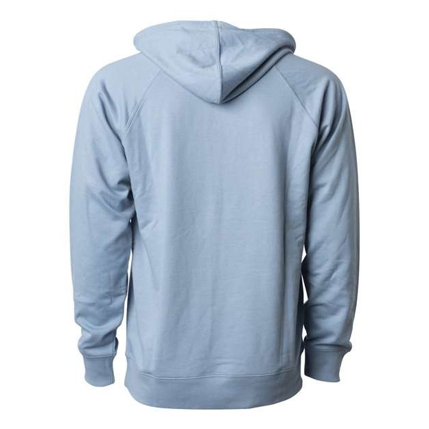 Unisex Icon Lightweight Loopback Terry Hooded Sweatshirt - Thumbnail Image