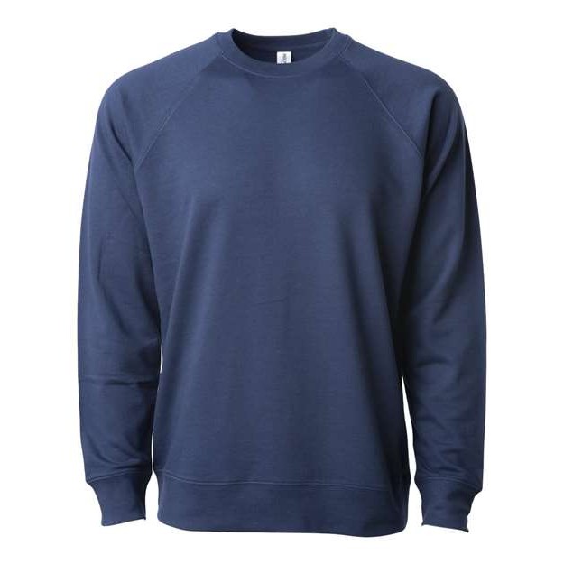 Unisex Icon Lightweight Loopback Terry Crewneck Sweatshirt - Thumbnail Image