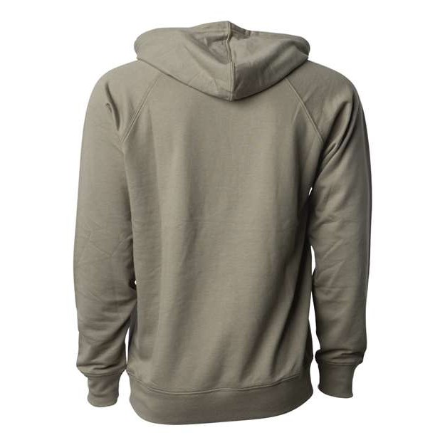 Unisex Icon Lightweight Loopback Terry Hooded Sweatshirt - Thumbnail Image