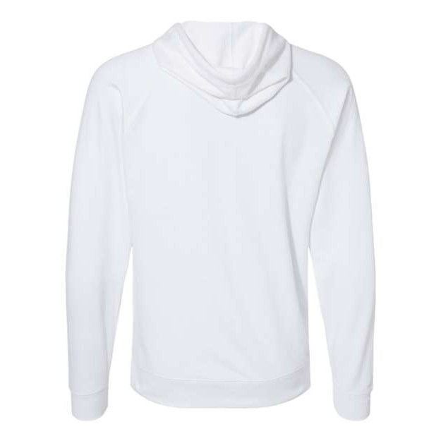 Unisex Icon Lightweight Loopback Terry Hooded Sweatshirt - Thumbnail Image