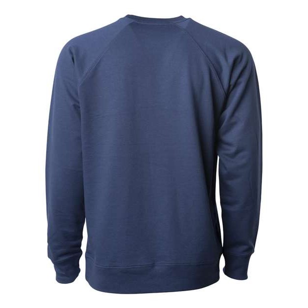 Unisex Icon Lightweight Loopback Terry Crewneck Sweatshirt - Thumbnail Image
