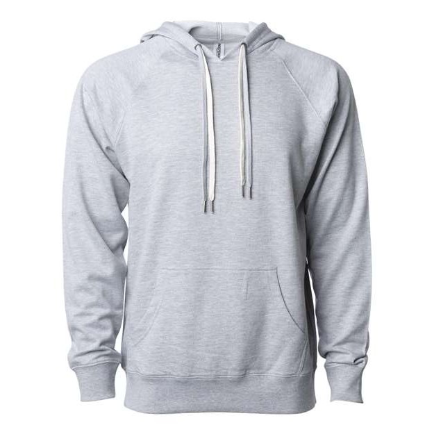 Unisex Icon Lightweight Loopback Terry Hooded Sweatshirt - Thumbnail Image