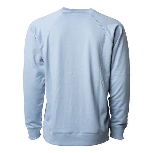 Unisex Icon Lightweight Loopback Terry Crewneck Sweatshirt - Thumbnail Image