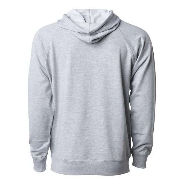 Unisex Icon Lightweight Loopback Terry Hooded Sweatshirt - Thumbnail Image