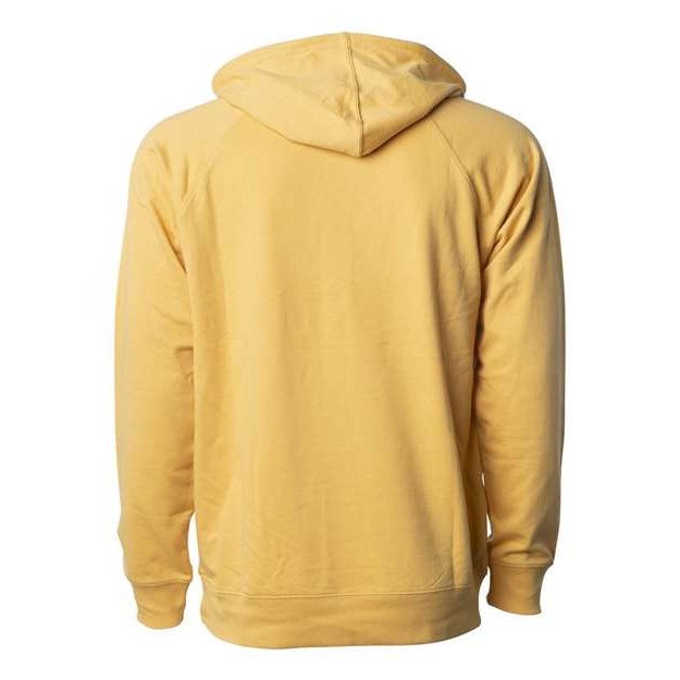Unisex Icon Lightweight Loopback Terry Hooded Sweatshirt - Thumbnail Image