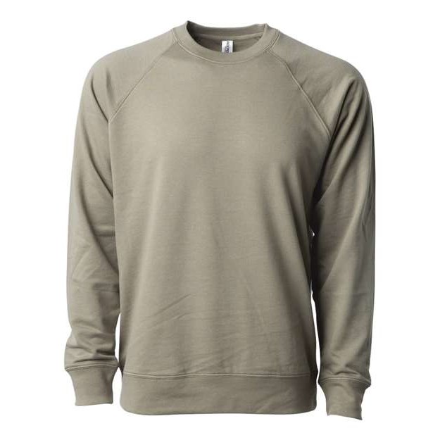 Unisex Icon Lightweight Loopback Terry Crewneck Sweatshirt - Thumbnail Image